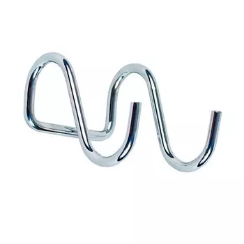 Крючок для рейлинга двойной, хром, Trodos, АЕ-415, 101330