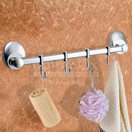 Вешалка 4 крючка, хром, Frap, F1615-4