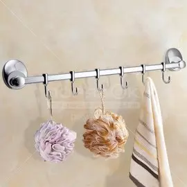 Вешалка 6 крючков, хром, Frap, F1615-6