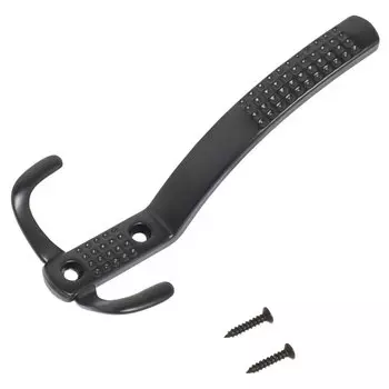 Крючок-вешалка 3-рожковый, Стандарт, 212 A BL, 14 618, матовый черный