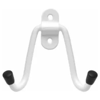 Крючок-вешалка двойной мод.2, сталь, Домарт, белый