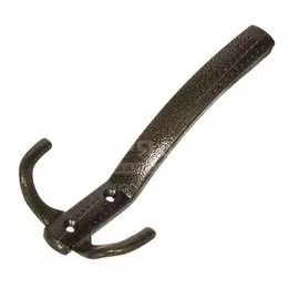 Крючок-вешалка Металлист, №11, полимерное покрытие бронза