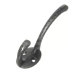 Крючок-вешалка Металлист, №26, полимерное покрытие серебро