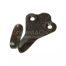 Крючок-вешалка Металлист, №2, полимерное покрытие бронза