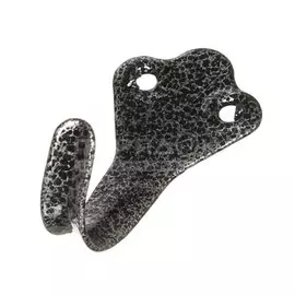 Крючок-вешалка Металлист, №2, полимерное покрытие серебро