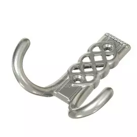 Крючок-вешалка Металлист, №30, полимерное покрытие эффект хрома