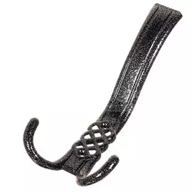 Крючок-вешалка Металлист, №31, полимерное покрытие серебро