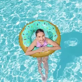 Круг надувной 91 см, Bestway, Sweet Donut, 10 лет, 36 300