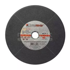 Круг отрезной по металлу, LugaAbrasiv, BF, диаметр 400х4 мм, посадочный диаметр 32 мм, зернистость A24, Q 80м/с, ручная подача, для рельс