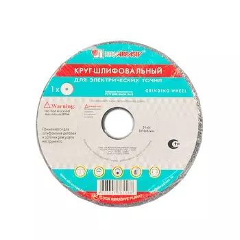 Круг шлифовально-точильный LugaAbrasiv, 63C/64C, диаметр 175х20 мм, посадочный диаметр 32 мм, зернистость 40, зеленый, K,L 35 м/с V