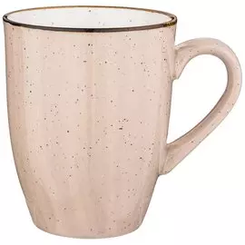 Кружка фарфор, 300 мл, Nature, подарочная упаковка, Bronco, 263-1110, бежевая