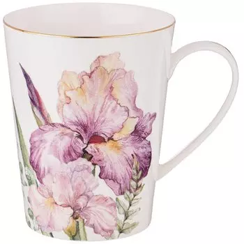 Кружка фарфор, 450 мл, Irises, Lefard, 590-319