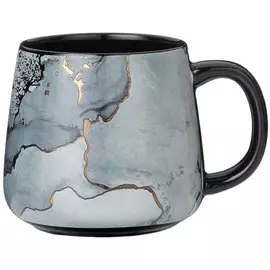 Кружка фарфор, 450 мл, Moon, подарочная упаковка, Lefard, 42-394, черная