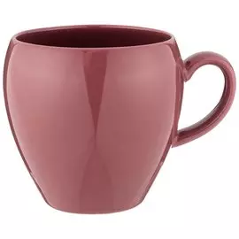 Кружка фарфор, 490 мл, Fusion, Bronco, 263-1009, брусничная