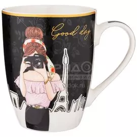 Кружка фарфор, 340 мл, Fashion Queen, 260-588
