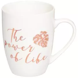 Кружка керамика, 360 мл, Сила жизни, Daniks
