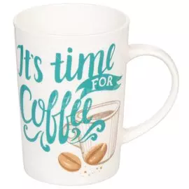 Кружка керамическая Daniks Время кофе-2, 340 мл
