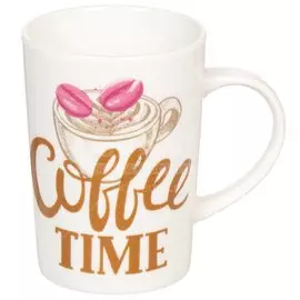 Кружка керамическая Daniks Время кофе-3, 340 мл