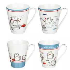 Кружка керамическая Millimi Милый дом 806-052, 300 мл, дизайн