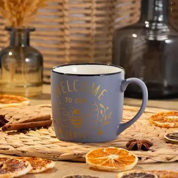 Кружка керамика, 325 мл, Энджой, Daniks, BR06/BR609-1