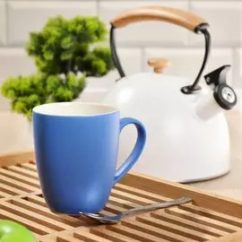 Кружка керамика, 350 мл, Скай, Daniks, HMA6-1, синяя