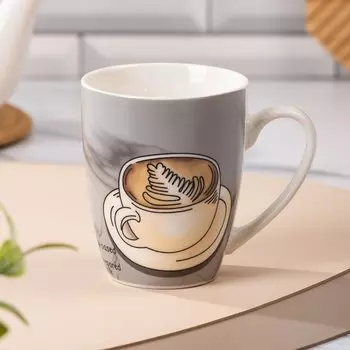 Кружка керамика, 360 мл, Кофейный ассортимент, Y4-8993