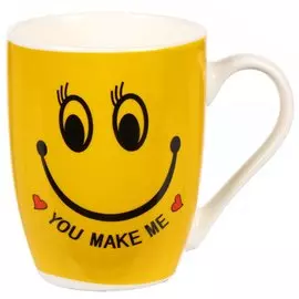 Кружка керамика, 360 мл, Смайлики, Y4-6264