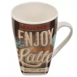 Кружка керамика, 400 мл, Кофе клаб, Daniks