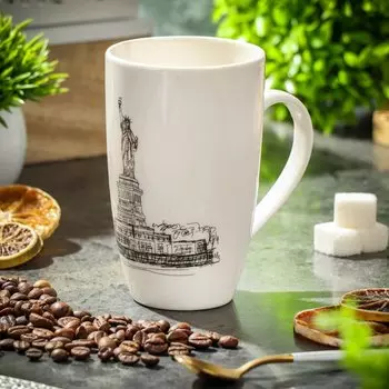 Кружка керамика, 400 мл, Столицы, Y4-6637