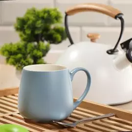 Кружка керамика, 450 мл, Сиенна, Daniks, HMA2-2, синяя