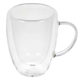Кружка стекло, 350 мл, двойные стенки, Y4-5388