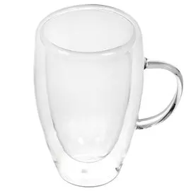 Кружка стекло, 450 мл, двойные стенки, Y4-5389