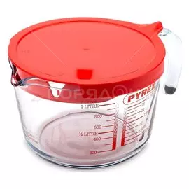 Кувшин мерный 1 л, с крышкой, Pyrex, 264P000/7046