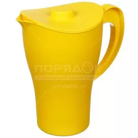 Кувшин пластмассовый с крышкой 168033, 2 л