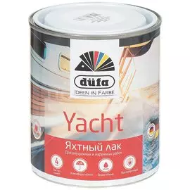 Лак Dufa, Retail Yacht, яхтный, глянцевый, алкидно-уретановый, для внутренних работ, 0.75 л