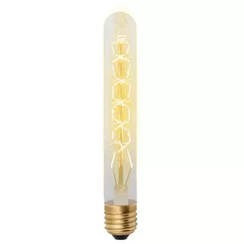 Лампа накаливания E27, 60 Вт, цилиндрическая, форма нити CW, Uniel, Vintage, UL-00000484