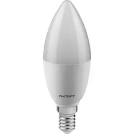 Лампа светодиодная E14, 12 Вт, 100 Вт, свеча, 6500 К, холодный белый свет, Онлайт