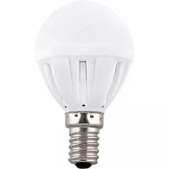 Лампа светодиодная E14, 5 Вт, 220 В, шар, 4000 К, нейтральный белый свет, Ecola, G45, LED