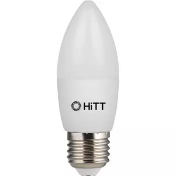 Лампа светодиодная E27, 13 Вт, 230 В, свеча, 4000 К, нейтральный белый свет, HiTT, C35, 1010041