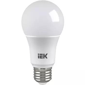 Лампа светодиодная E27, 20 Вт, 100 Вт, 230 В, груша, 4000 К, нейтральный белый свет, IEK, A60, LED