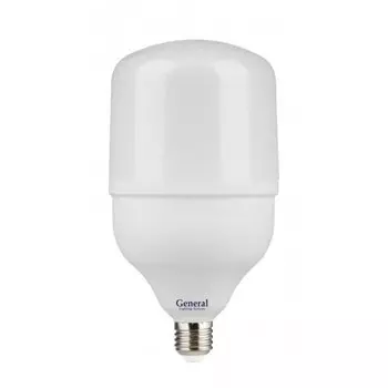 Лампа светодиодная E27, 50 Вт, 230 В, 6500 К, холодный белый свет, General Lighting Systems, HPL, высокомощный, 660003