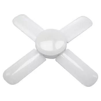 Лампа светодиодная E27, 75 Вт, 230 В, 6500 К, холодный белый свет, General Lighting Systems, раскладная 4 лопасти, GLDEN, 661611