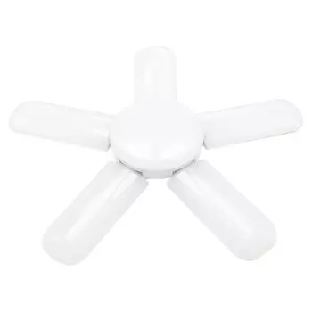 Лампа светодиодная E27, 90 Вт, 230 В, 6500 К, холодный белый свет, General Lighting Systems, раскладная 5 лопастей, GLDEN, 661614