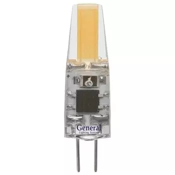 Лампа светодиодная G4, 7 Вт, 220 В, капсула, 4500 К, нейтральный белый свет, General Lighting Systems, СОВ, 661444