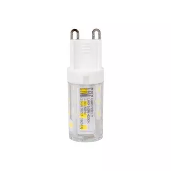 Лампа светодиодная G9, 3 Вт, 220 В, капсула, 4200 К, нейтральный белый свет, Ecola, Corn Micro, 50x16мм, LED