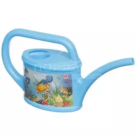 Лейка садовая Альтернатива Детская М2426 голубая, 0.4 л