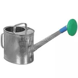 Лейка садовая с распылителем оцинкованная, 8 л