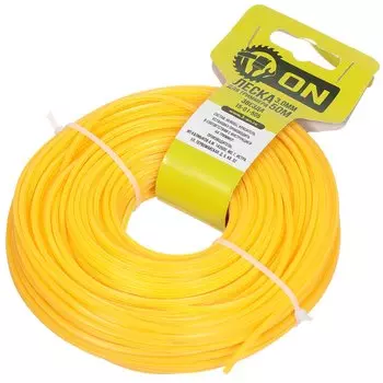 Леска для триммера 3 мм, 50 м, звезда, Трион