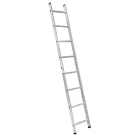 Лестница приставная, 1 секция, 8 ступеней, алюминий, 2.23 м, 150 кг, Alumet, 5108