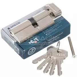 Личинка замка двери Apecs, SC-80(35C/45)-Z-C-NI/SC-80(35C/45)-C-NI, 9060, 80 мм, никель